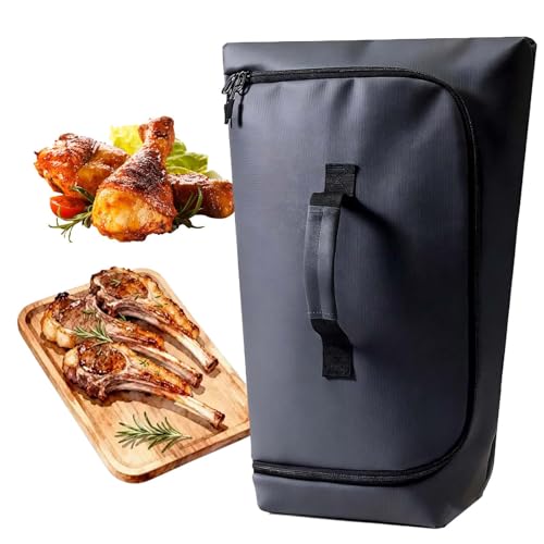 Grill-Fleischdecke – waschbar, isoliert, 270 Grad Öffnung oben, Grilldecke, Grilldecke, für großes Bruststück, Schweinefleisch, Mahlzeiten, Vorbereitung im Freien,...
