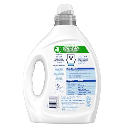 all free clear Original Liquid Fabric Softener, Unscented, 80oz, 200 Loads - image 2