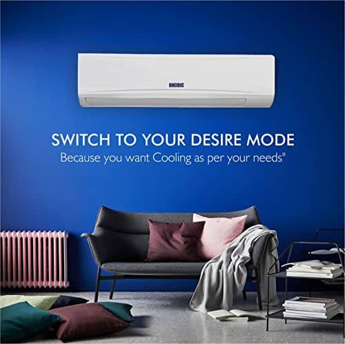 Image of Oneiric 1 Ton 3 Star Split Air Conditioner (White) with 1+5 Year Warranty