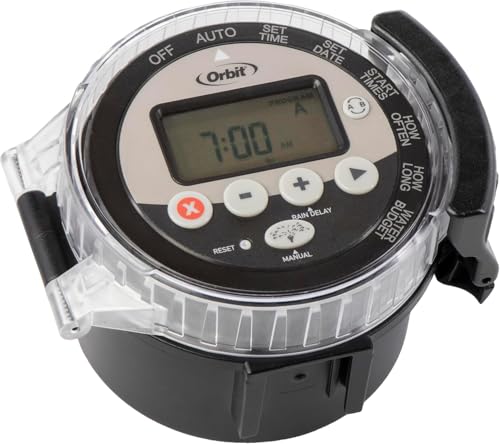 2-Pack Orbit 57865 Battery-Operated Sprinkler Timer, Black
