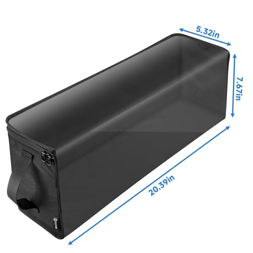 Image of Game Disc Storage Bag Compatible with Wii PS2 Xbox 360 Games | Portable Carrying Case Holds 37 Discs Boxes, Clear TPU Organizer Bag, Compatible with Wii U Gamecube Standard DVD Case, Black