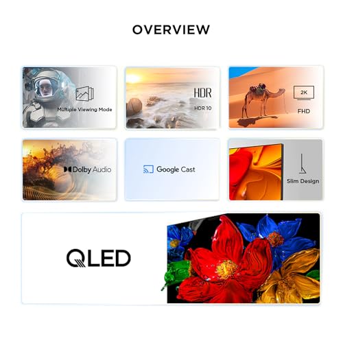 Image of TCL 32S5K Television 32 Inch Smart TV QLED HDR 10 Google TV, Dolby Audio, Game Mode, Multiple Eye Care with Slim Design (2025 Model)
