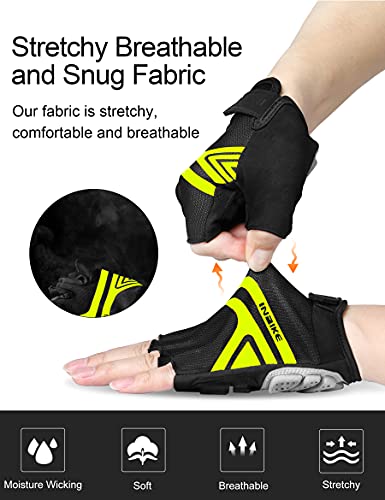 image for INBIKE Mountain Bike Gloves, Cycling Gloves Half Fingers MTB DH Road R