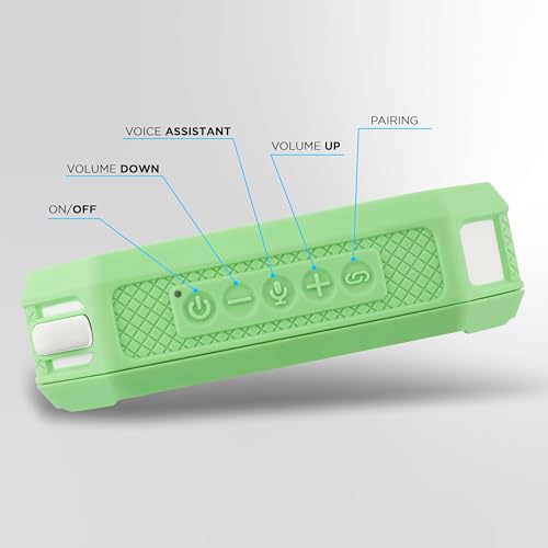 Image of Altec Lansing Portable Bluetooth Speaker HYDRAMINI 2.0, IP67 Waterproof, Portable Speaker, 12h Playtime, Wireless Pairing, USB-C Quick Charge, Magnetic Bluetooth, Voice Assistant Integration