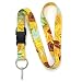 Buttonsmith Van Gogh Sunflowers Premium Lanyard with Buckle and Flat Ring - Made in The USA
