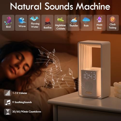 Réveil intelligent FullView pour insomnie et réveil difficile avec lumière d'ambiance