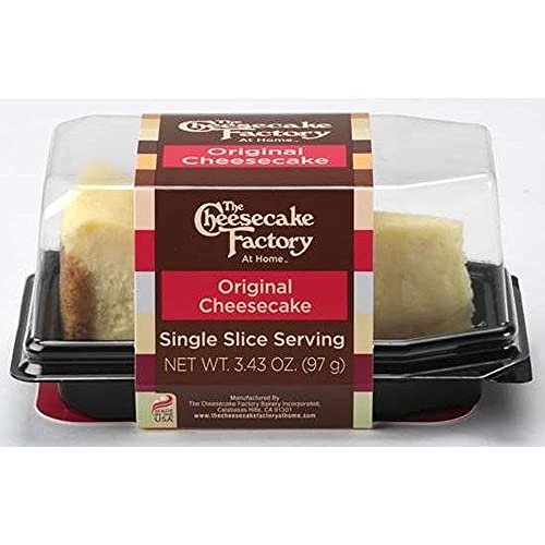 Cheesecake Factory Original Single Cheesecake Slice, 3.43 Ounce -- 12 per case.