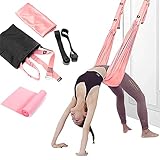 Waist Back Leg Stretch Strap/Yoga Fitness Band, Door Backbend Assist Trainer, Yoga Stretcher, Back...