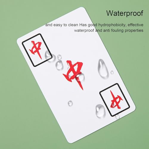 Mahjong Karten klassisches Spiel, chinesische Mah Jong Pokerkarte klassisch – 144 Kartendeck, Mahjong-Karte, Partyspiel für Familientreffen, Camping – Bild 8