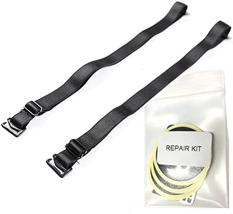 Airhawk or other Motorcycle Air Cushion Seating System Replacement Straps (2) and Patch Kit (2)