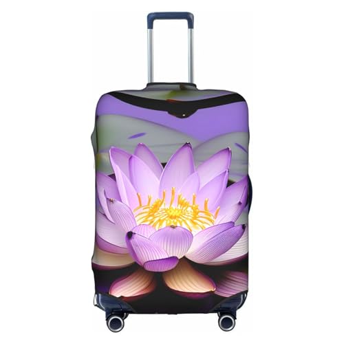 Housse de valise fleur de lotus violette pour vos voyages