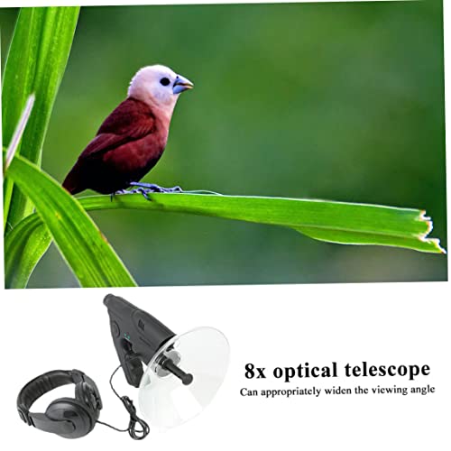 Plat parabolique 8x avec microphone d'écoute pour observer les oiseaux - 4