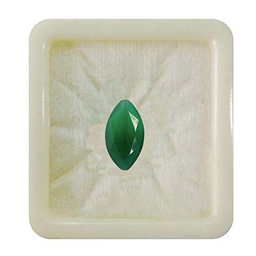 Onyx vert naturel taillé pour création de bijoux et lithothérapie