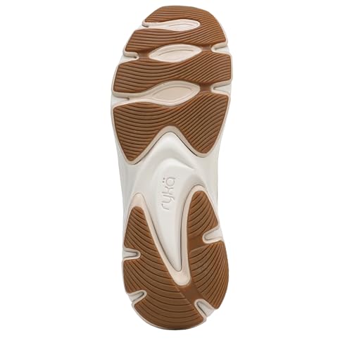 Ryka Womens Devotion X Max RS Walking Shoes Beige Tonal Metallic Mesh 9.5 M4