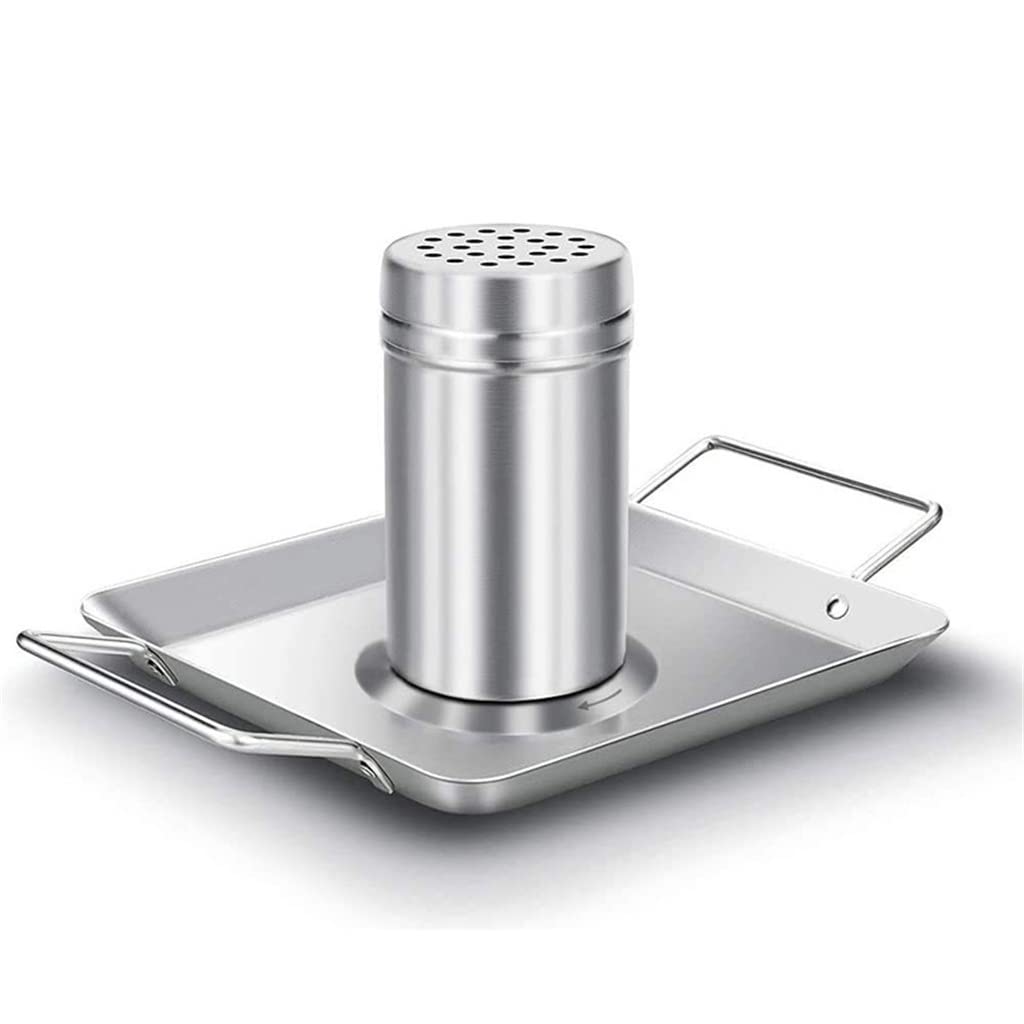 ADITAM KANBUN Portabottiglie per Birra e Vino per Barbecue in Acciaio Inossidabile con lattina di Birra Griglia per teglia per Barbecue Double The Comfort