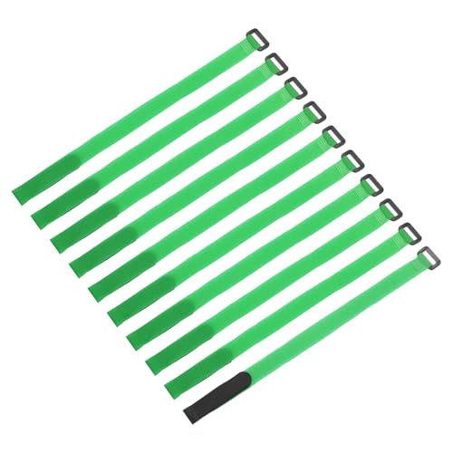 sourcing map 10 correas de amarre reutilizables para batería, 20 mm x 40 cm, nailon, multiusos, sujeción de batería, ajustable, gancho de sujeción para cuadricópteros, FPV, RC, dron, barco, coche
