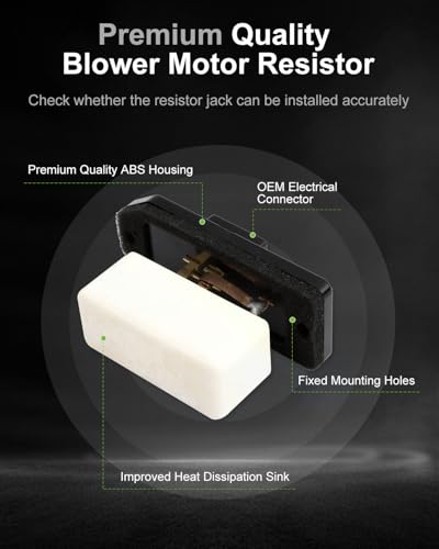 Image of SCITOO Air Conditioning Heater Fan HVAC Blower Motor Resistor Regulator for 2003-2006,2008-2010 for Dodge Viper,2000-2004 for Jeep Grand Cherokee,OE-973-047,RU-368,3A1103,RU-368,5014212AA