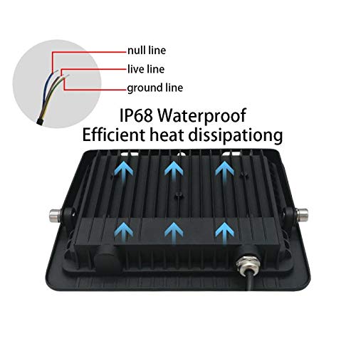 Wct 10W 20W 30W 50W 100W Luce di inondazione LED