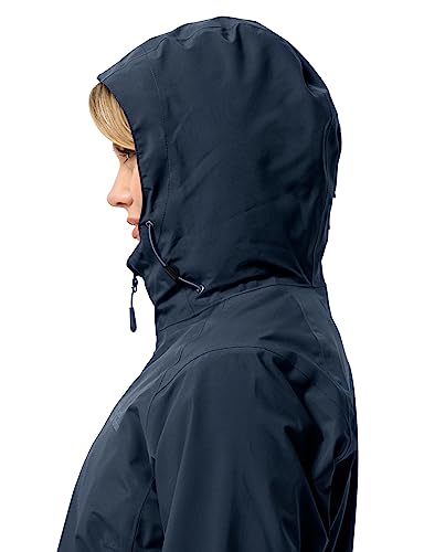 Jack Wolfskin Damen Glaabach 3-in-1 W Jacket, night blue, XL EU