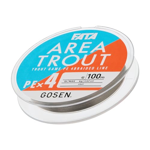 ゴーセン(GOSEN) FATA AREA TROUT PE×4 100m 0.2号 GAF4G1002グレー 2枚目