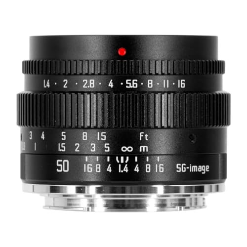 Amazon.co.jp: SG-image 50mm F1.4 APS-C対応 Eマウント 大口径 単焦点