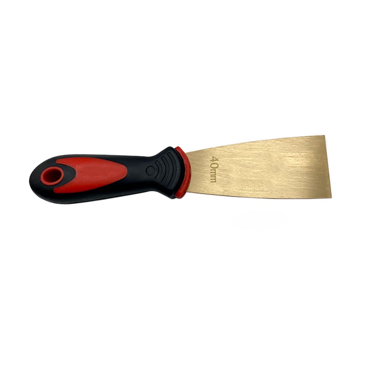 Espátula for masilla, espátula de cobre for masilla, hoja flexible for paneles de yeso, masilla, calcomanías, papel tapiz, horneado, masilla, parcheo y pintura, 100 mm (Size : 40mm)