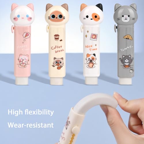 Gommes chat rétractables pour dessiner proprement à la maison - 5