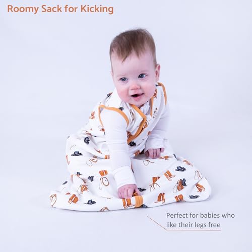 Image of LollyBanks Sleep Sack, 100% Cotton Neutral Baby Sacks, 0.5 TOG Sleep Sacks Lightweight with 2-Way Zipper