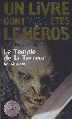 Le temple de la terreur (INACTIF- FOLIO JUNIOR ... [French] 2070511960 Book Cover