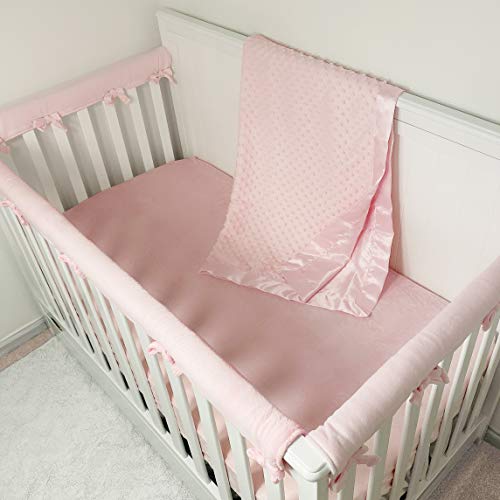 American Baby Company Heavenly Soft Chenille Minky Dot Receiving Blanket, Pink, 30" X 40", For Boys And Girls #TOP3