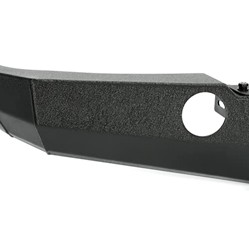 Kuafu BL1436 Off-Road Front Bumper Compatible With 1998-2004 Land Rover Discovery 2 W/Winch Mount & Bull Bar Black Powder Coated Steel thumb #7