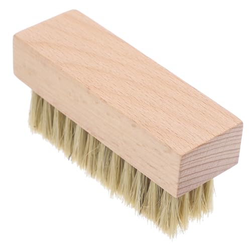 VALICLUD Cepillo para Zapatos de Madera Maciza Multifunción para Limpieza y Fregado para Uso Diario el Hogar