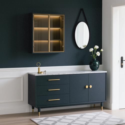 Image of Yancorp 16 inchx120 inch Matte Emrald Green Peel and Stick Wallpaper Removable Contact Paper for Cabinets and Drawers Stick in Wall Paper for Bedroom Kitchen Self-Adhesive