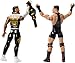 Mattel WWE Main Event Showdown Action Figures 2-Pack with Accessory, Series #25 Bron Breakker vs Jey USO Collectible Set, 6-inch