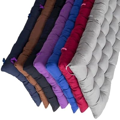 BangDon Cojines para banco, cojines para tumbonas, cojines gruesos para silla reclinable de jardín, cojín antideslizante de repuesto (110 x 40 cm, gris) | Ya disponible en tu tienda friki favorita! En mundofriki.es!