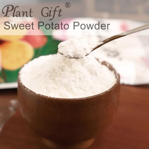 100% Natural Pure Sweet Potato Powder 100g/3.52oz 红薯粉 Süßkartoffelstärke gekocht für Stärke Verdickungsmittel für Saucen, Suppe, & Gravy, frei von Konservierungsmitteln