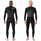 2024継続モデル RIPCURL E5 DAWNPATROL 43GB BACK ZIP 15AMFS / リップカール ドーンパトロール バックジップ ハーフセミドライ ウェットスーツ サーフィン フルスーツ 春秋冬用 海外モデル BLACK L