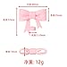 Jinshining 10mm Silicone Bow Straw Covers for Stanley 40&30 Oz Cup, Pink, 1 Count