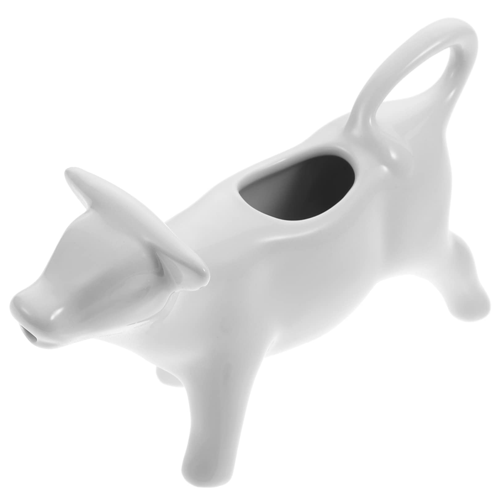 GLEAVI Milk Bottles Latte Art Cup Ceramic Pitcher Multipurpose Sauce Jug for Home/shop/hotel