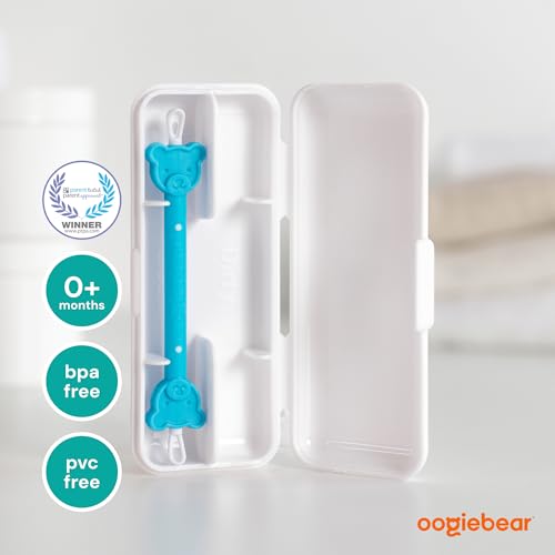 Image of oogiebear: Baby Nose Cleaner & Ear Wax Removal Tool - Safe Booger & Earwax Removal for Newborns, Infants, Toddlers - Dual-Ended - Essential Baby Stuff, Diaper Bag Must-Have, with CASE