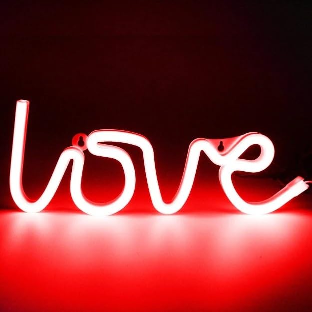 Image of Chronos Neon Sign Wall Hanging Light Battery & USB Operated for Home, Bedroom, Living Room, Kitchen, Dining Room, Bathroom, Office, Bar, Hotel, Restaurant, Nightclub, Party