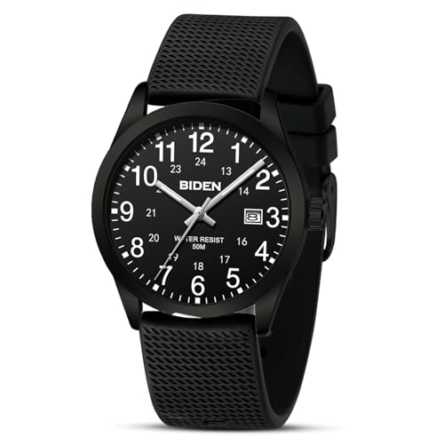LN LENQIN Reloj Hombre Reloj Analógico de Cuarzo para Hombre Resistente al Agua Luminosa...
