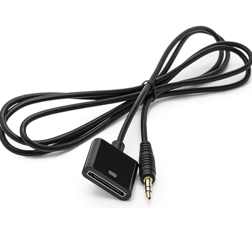 Cable adaptador 30 Pin hembra a Jack 3.5mm macho 5 pies miniatura 2