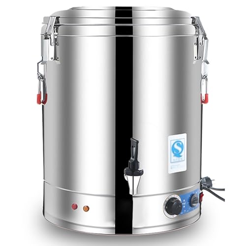 Olla aislada de acero inoxidable con control térmico para mantener el agua caliente