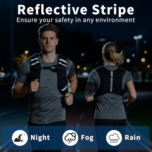 Garvee 12lb Weight Vest with Reflective Stripe for Workout - image 4
