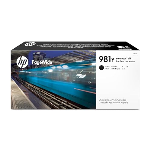 HP 981Y Nero, Cartuccia Inchiostro Originale, Elevata capacitĂ