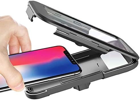 Miniatura 7 de Soporte para teléfono inteligente de bicicleta impermeable hasta 6.7 pulgadas soporte fuerte fijación a prueba de golpes