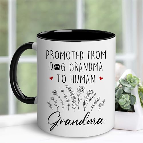 Taza para abuela WHIDOBE para anuncio de embarazo 11 oz miniatura 3