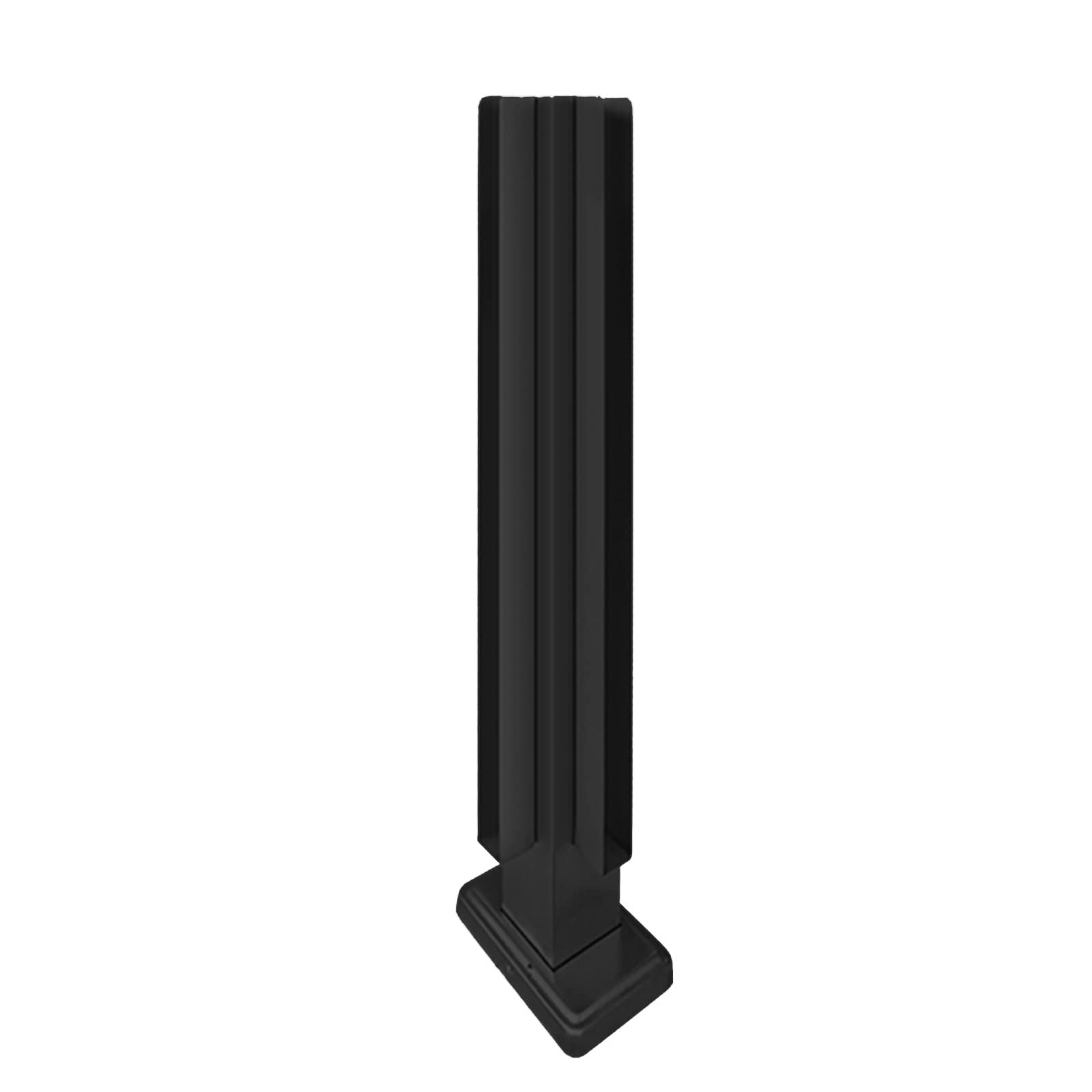 Clôture antirouille pour balcon en inox fixation sans percer le verre 12mm