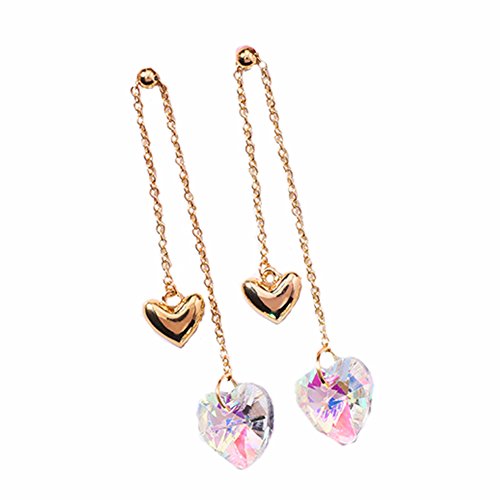 Preisvergleich Produktbild Meigold Ohrringe, Kristall, Bommel, für Damen, Ohrringe, Blätter, Ohrlöcher, Schmuck, Geschenk Coeur D'orx 11,5cm